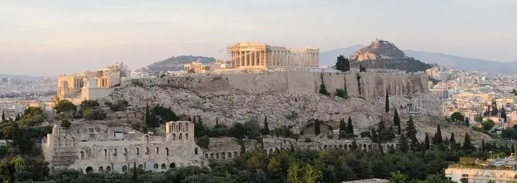그리스-아테네-시내-전경