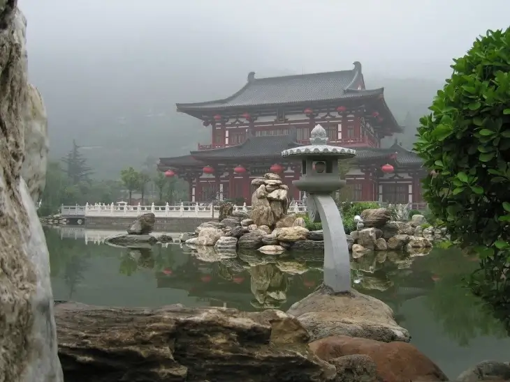 중국-서안-정원-풍경