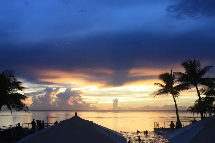 아름다운-괌-일몰-풍경